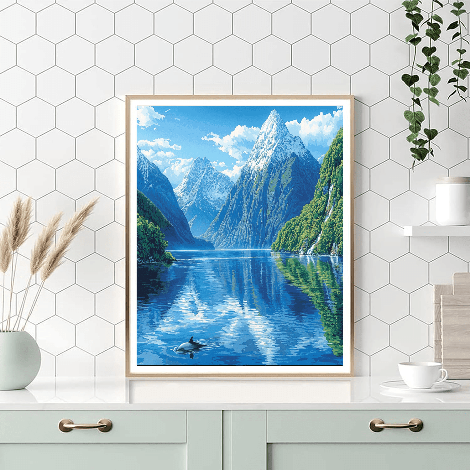 Fiordland National Park - Southland, New Zealand Numbered Painting Kits