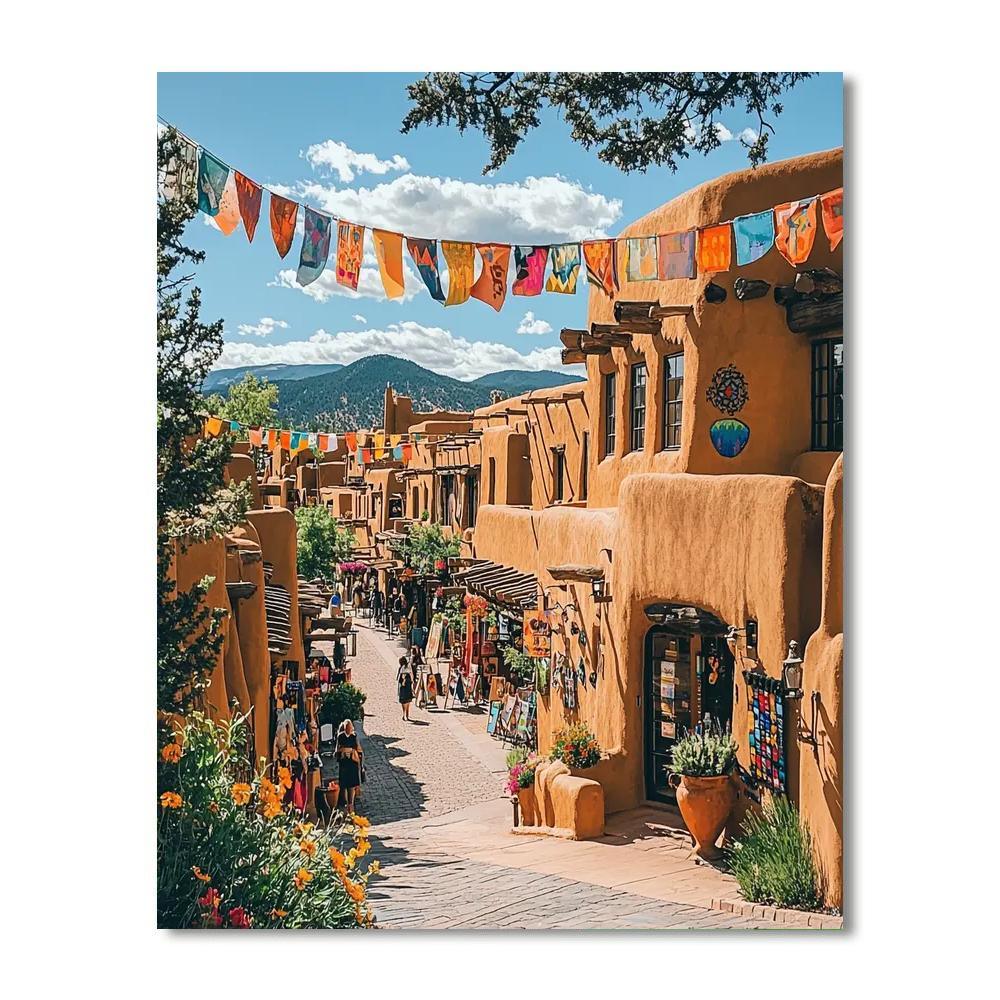 Santa Fe - New Mexico Paint By Number