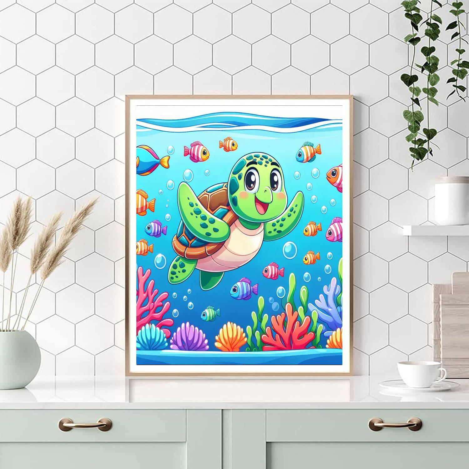 Mystic Undersea World Number Painting
