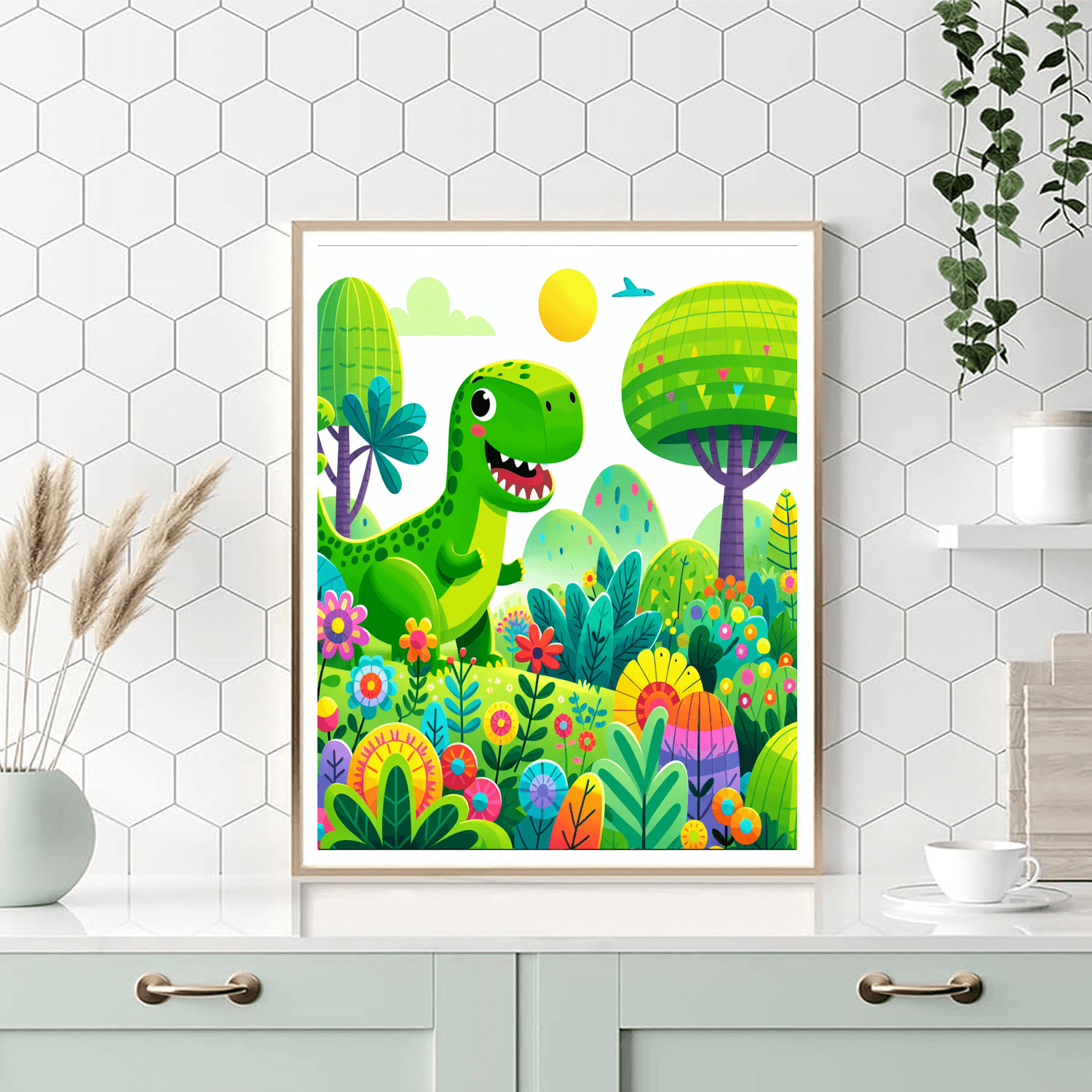 Dandy Dinosaur Paint By Numbers