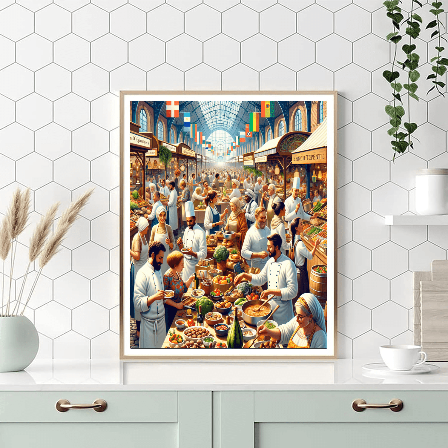 La Fête De La Gastronomie - France Number Painting