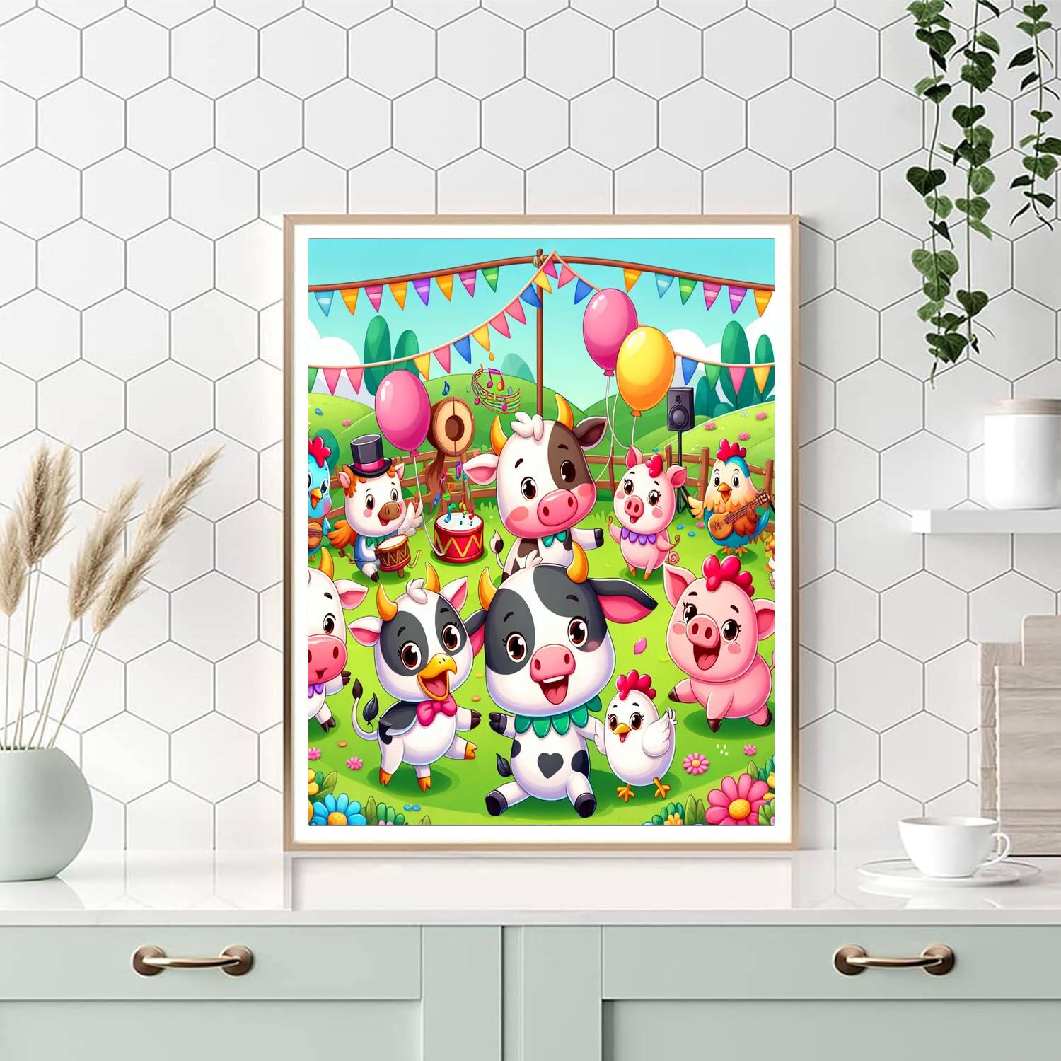 Fabulous Farmyard Fiesta Paint By Numbers