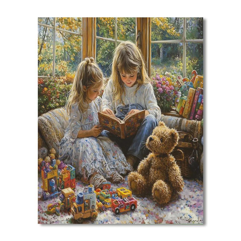 The Story Of Us Number Painting