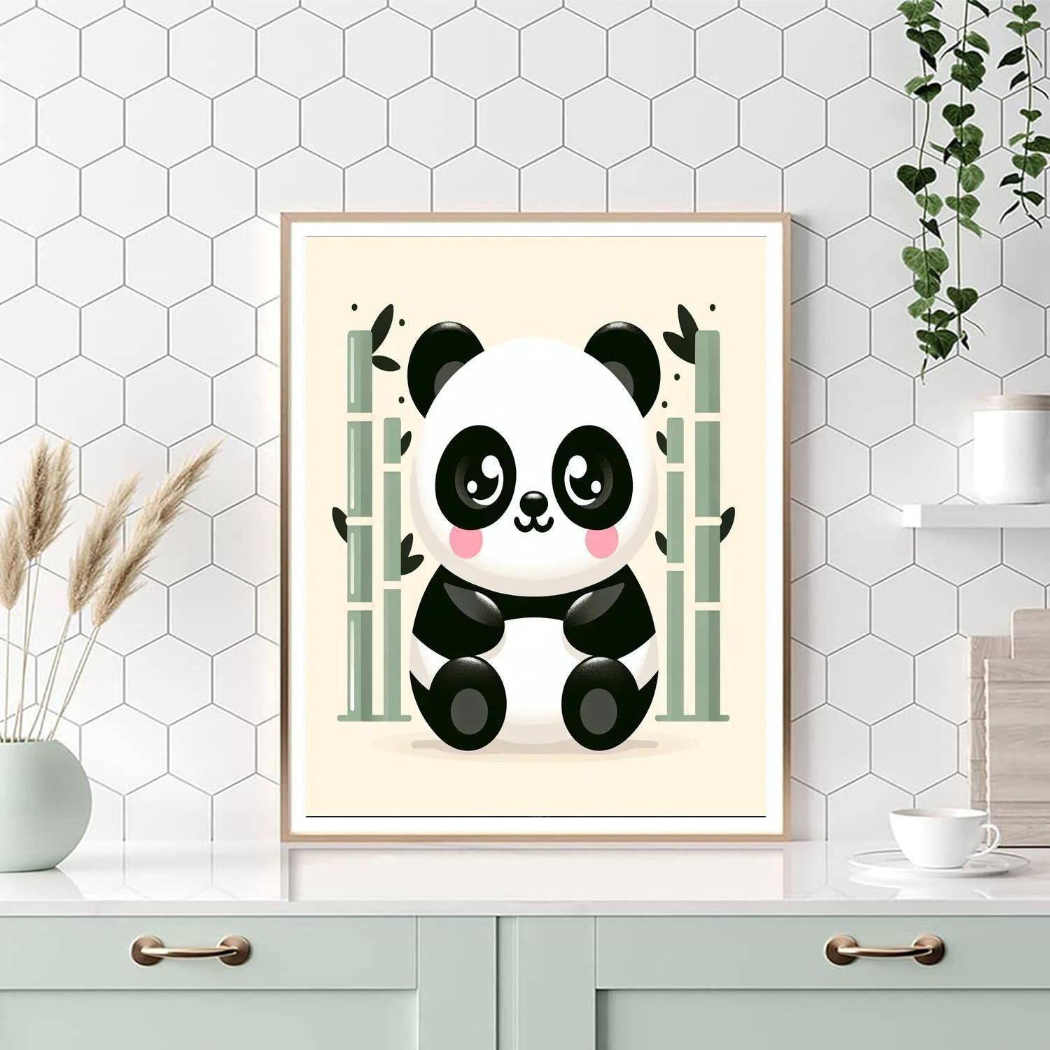 Giggly Panda Adventure Painting Number Kit