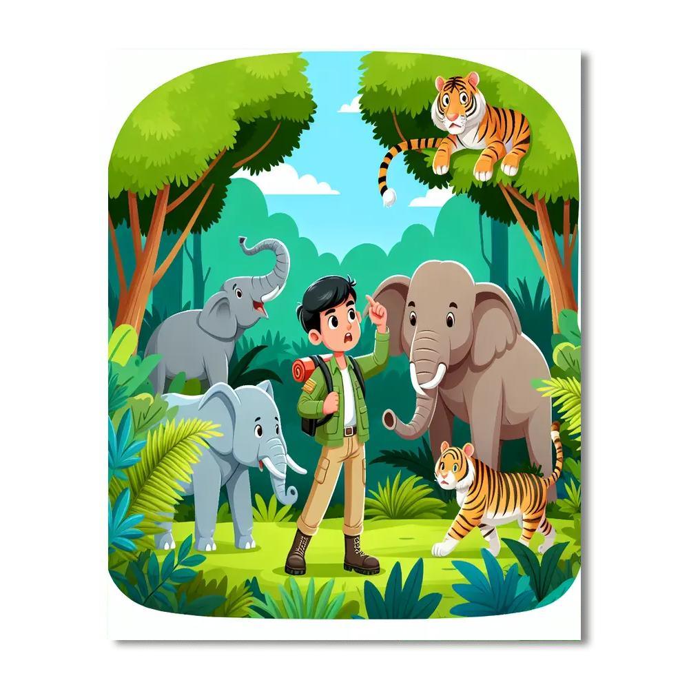 Wildlife Wanderers DIY Paint By Numbers