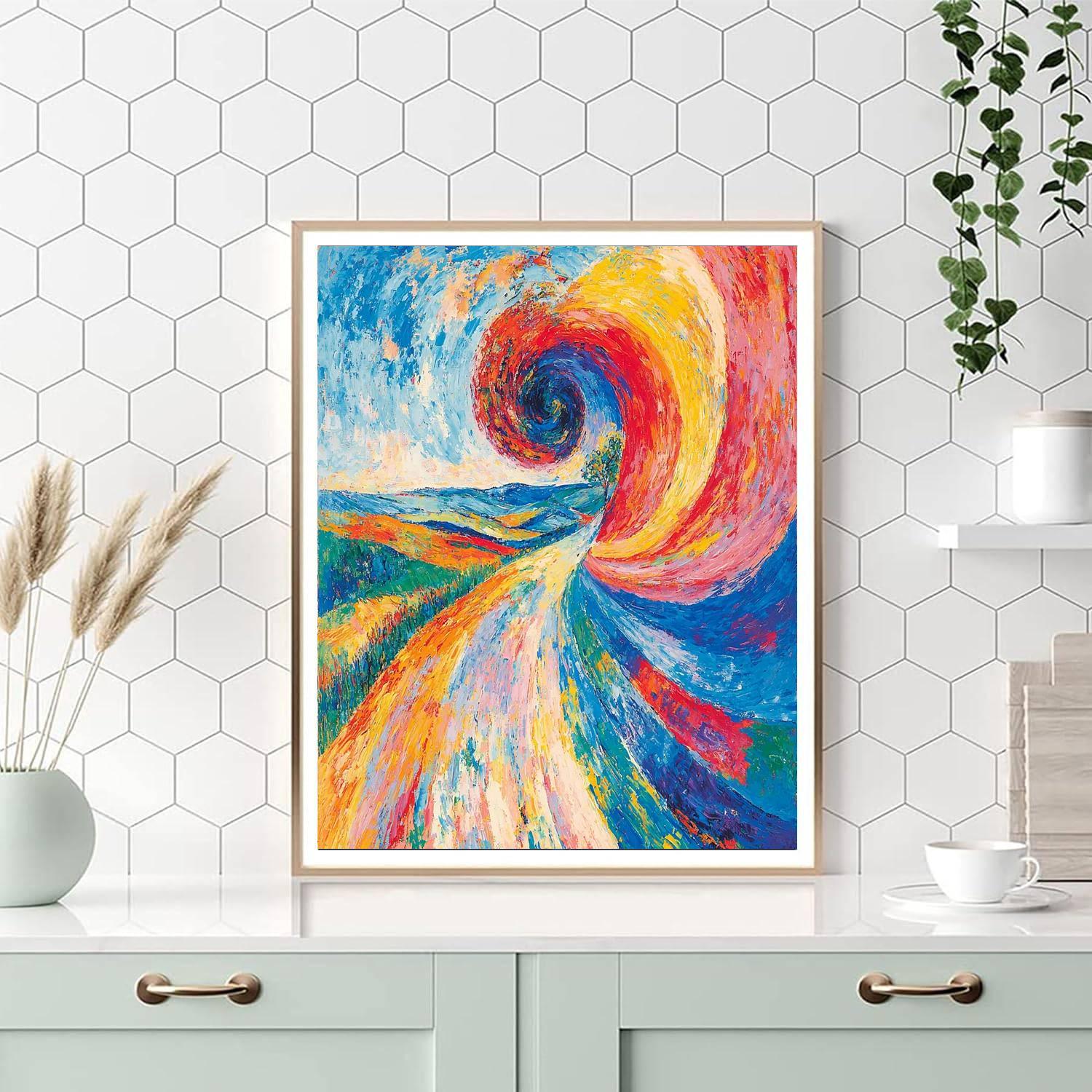 Paul Cézanne Inspired Whirling Patterns Of Emotion  Paint By Numbers Kits