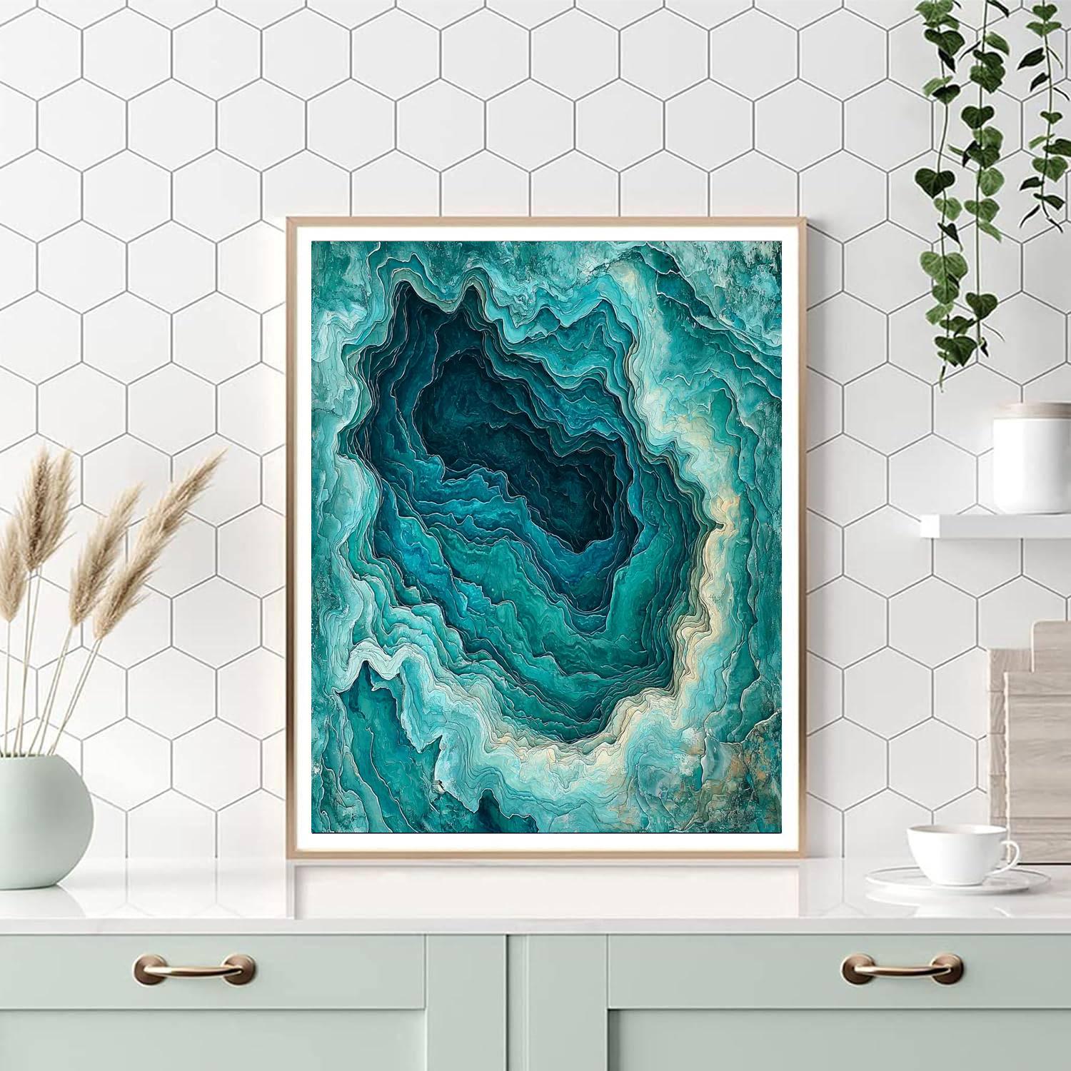 Michelangelo Inspired Stonebound Tides  Paint By Number