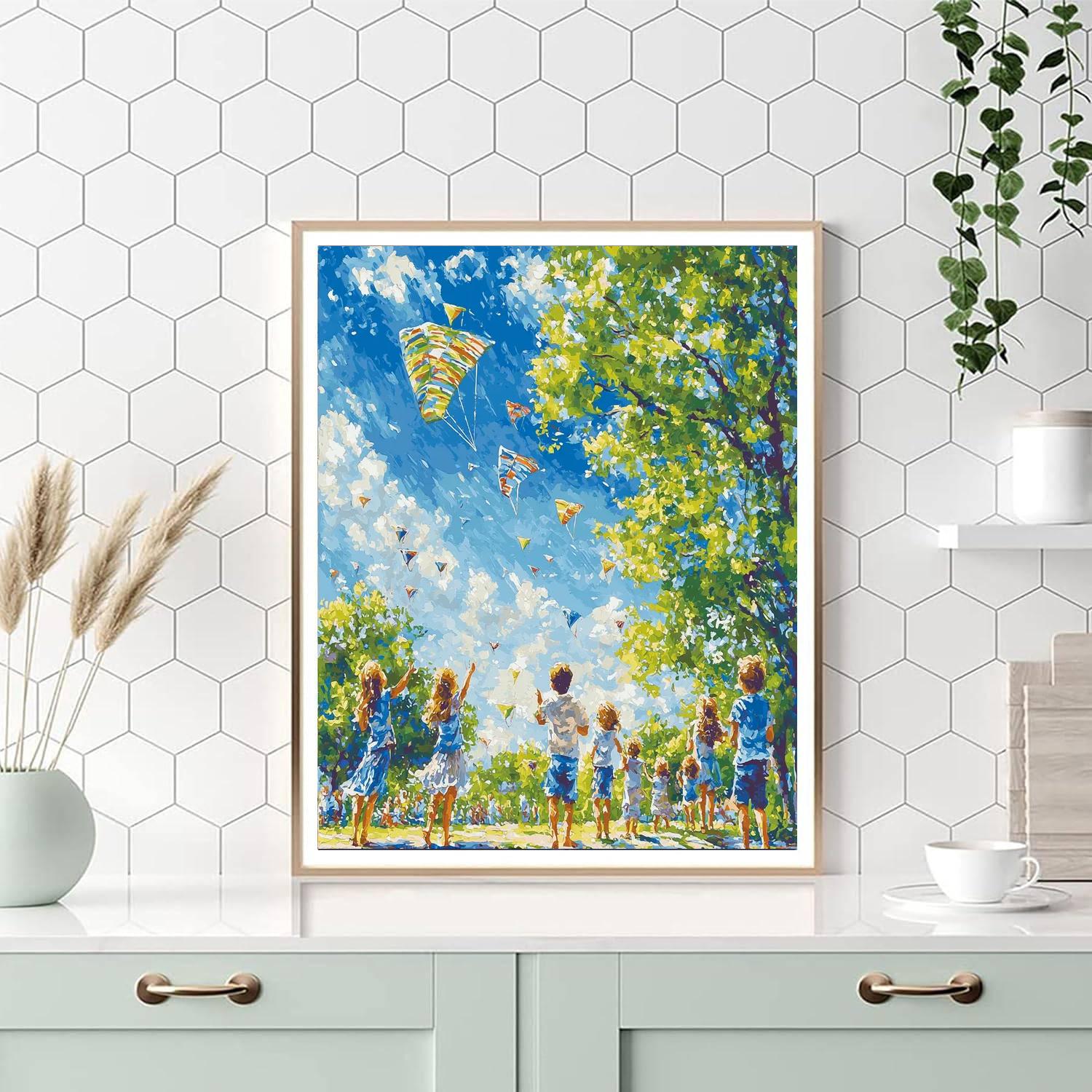 Laughter In The Breeze Numbered Painting Kits