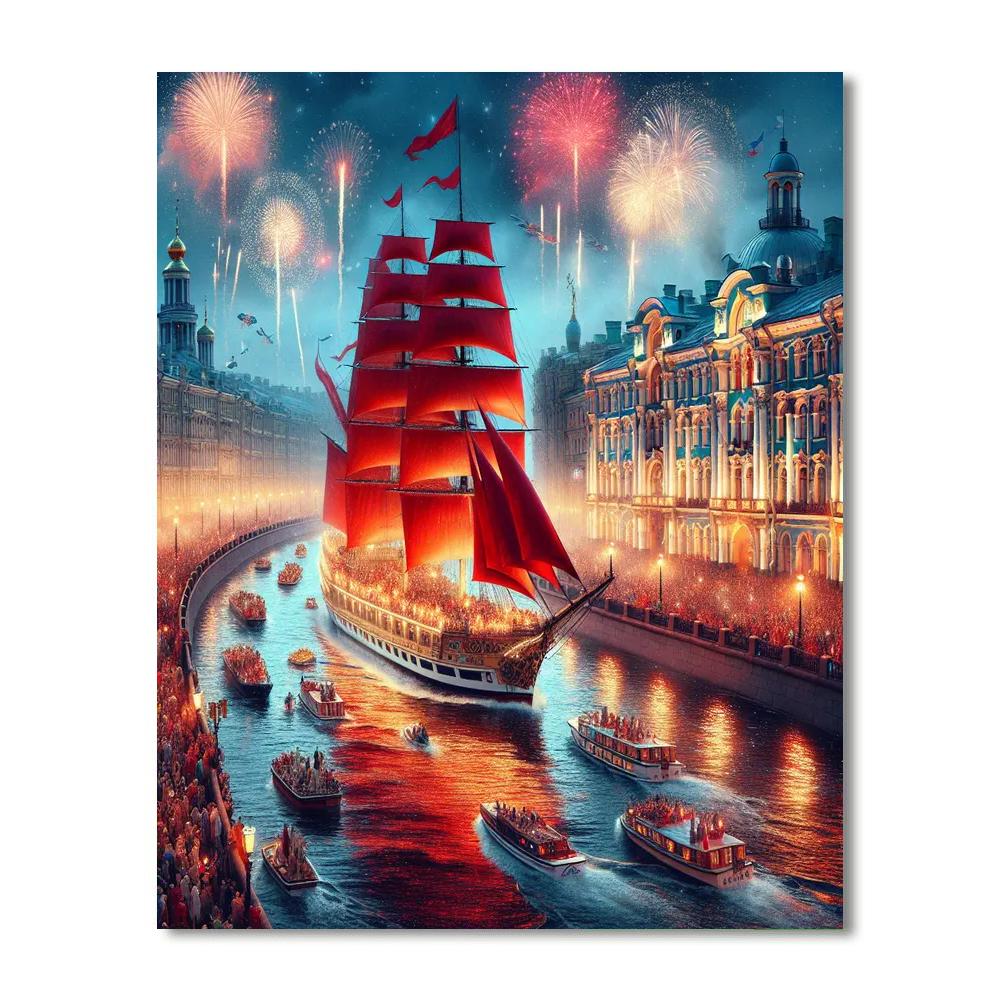 White Night Festival - St. Petersburg Paint By Numbers Kits