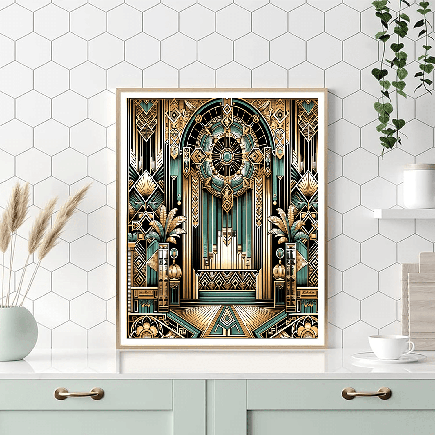 Art Deco Roaring Twenties Paint By Number