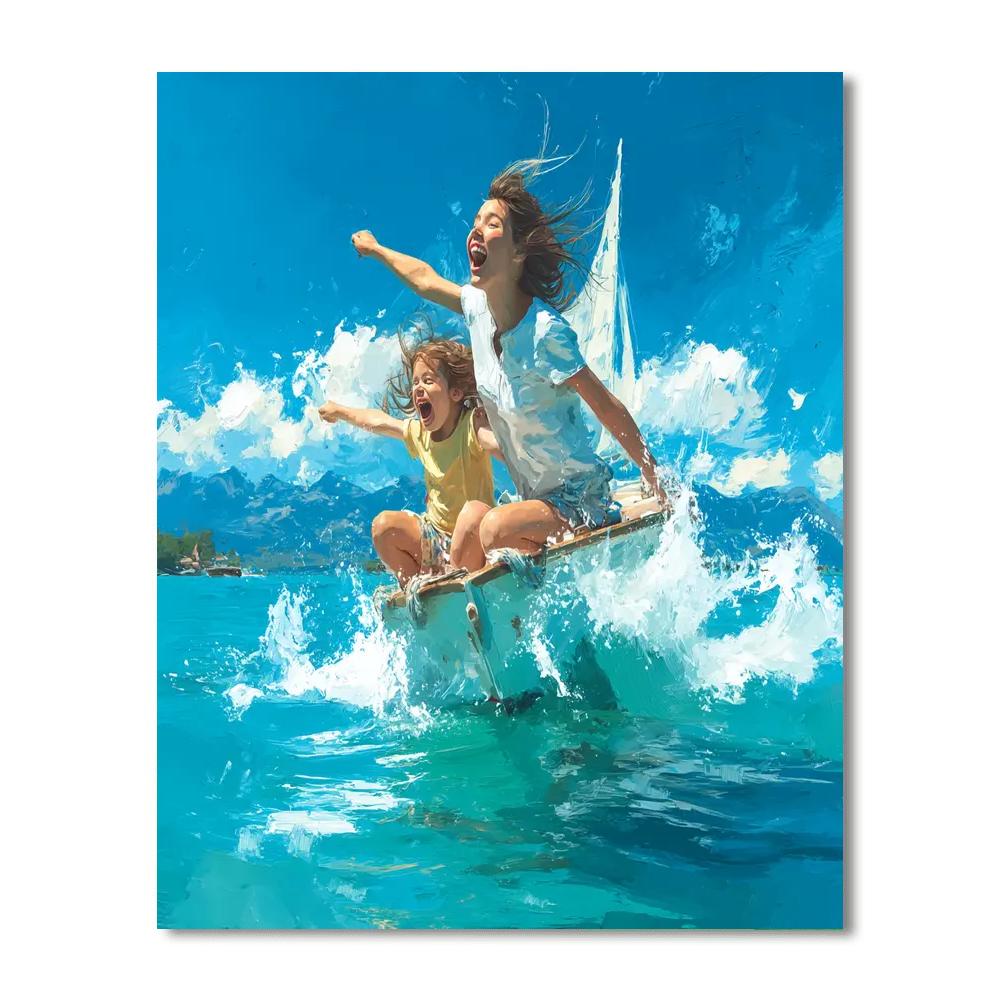 Sailing Through Adventures Paint By Numbers Art