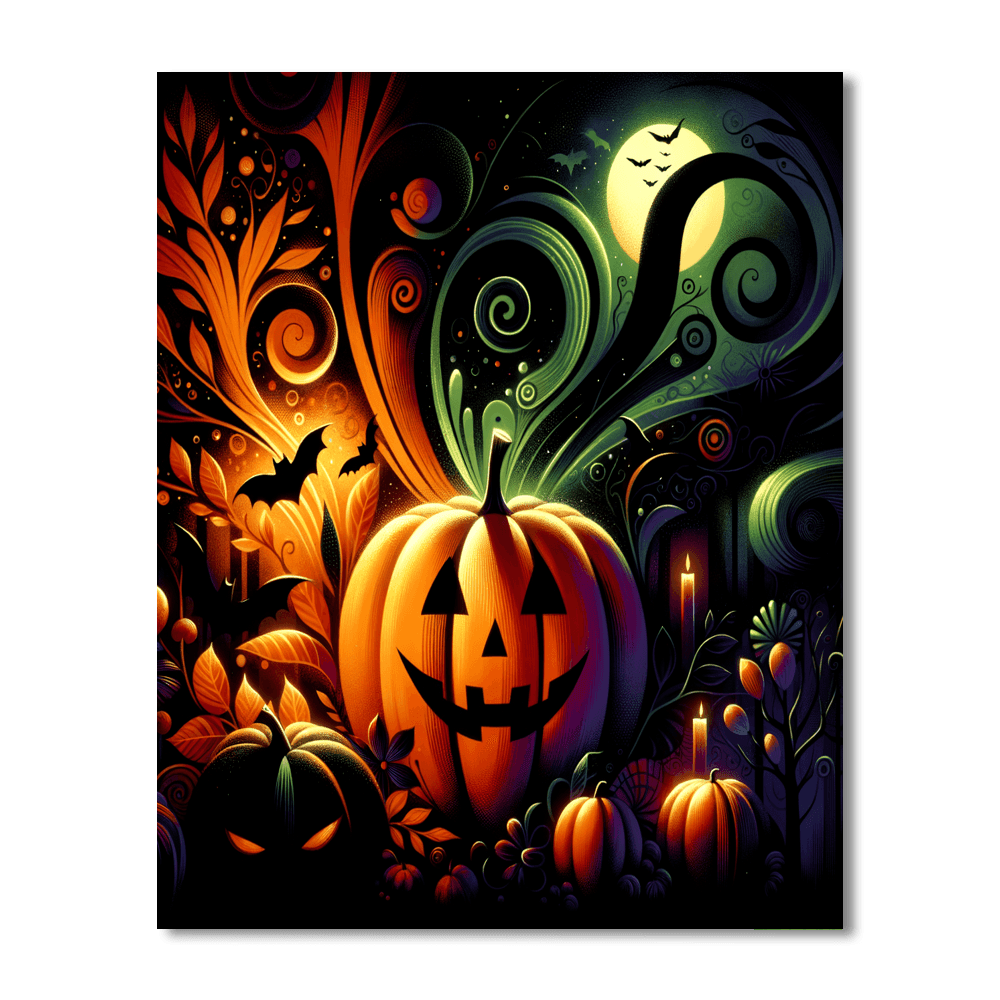 Halloween Spooktacular DIY Paint By Numbers