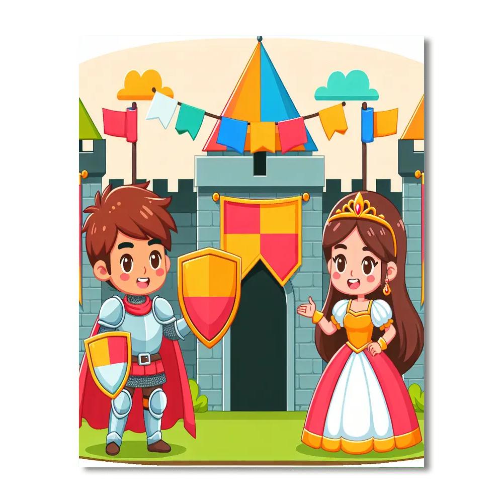 Royal Rescue Mission Numbered Painting Kits