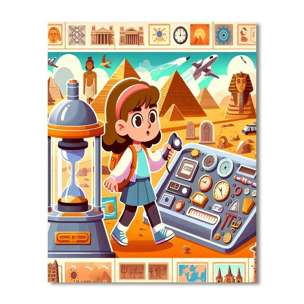 Historic Time Travelers Paint By Numbers Kits