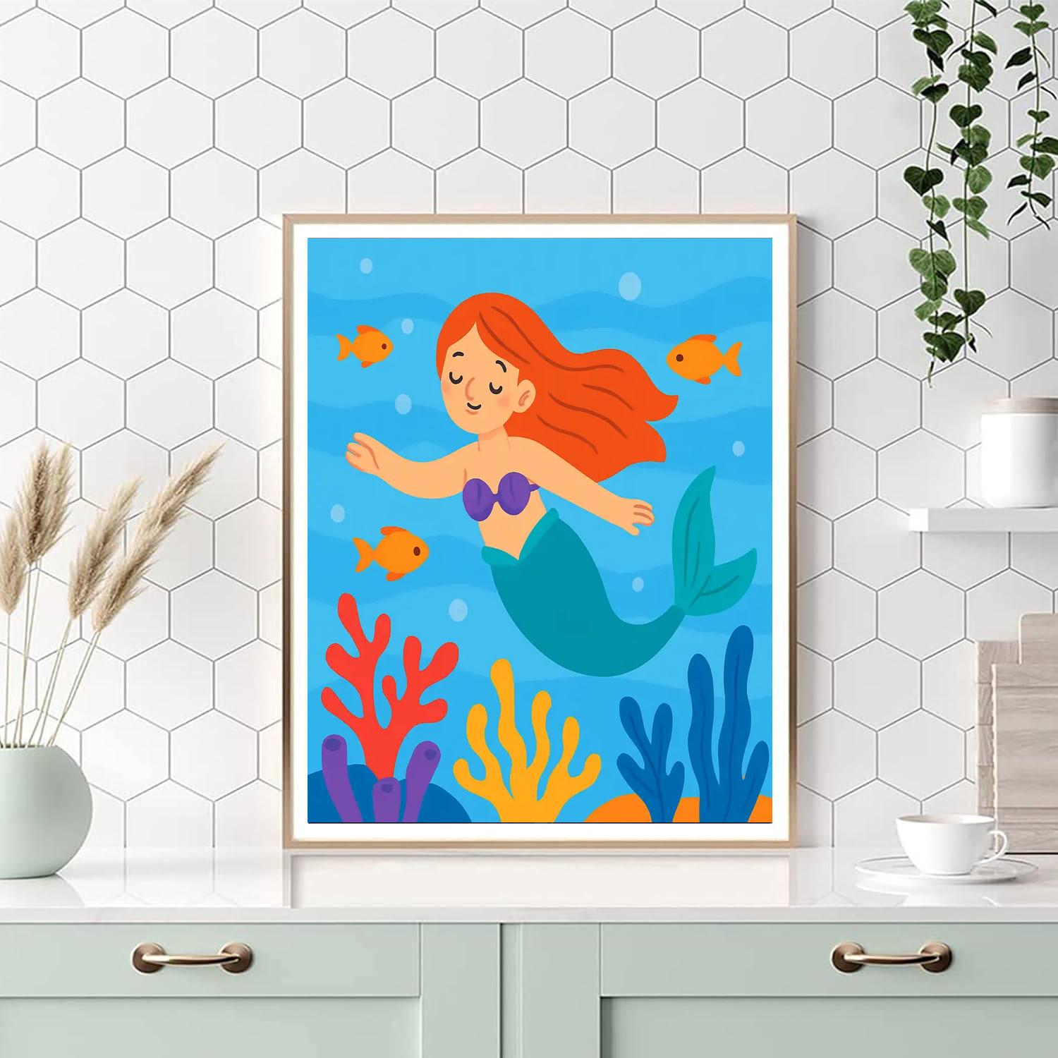 Mermaid Magic Numbered Painting Kits