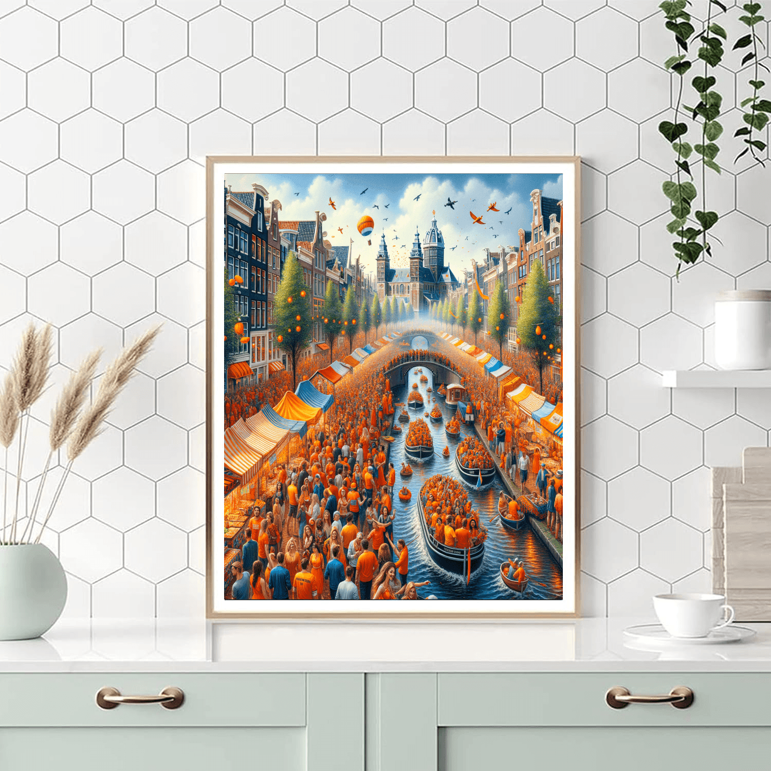 Queen's Day - Netherlands Paint By Color