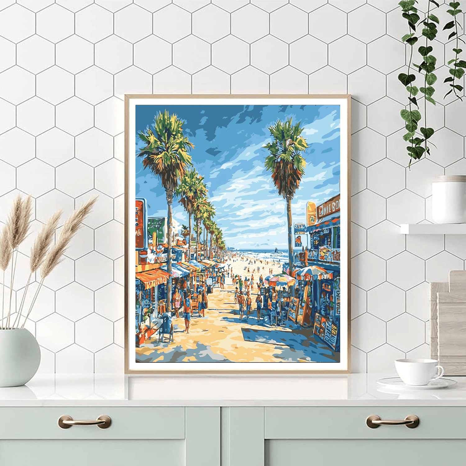 Venice Beach Boardwalk Numbered Painting Kits