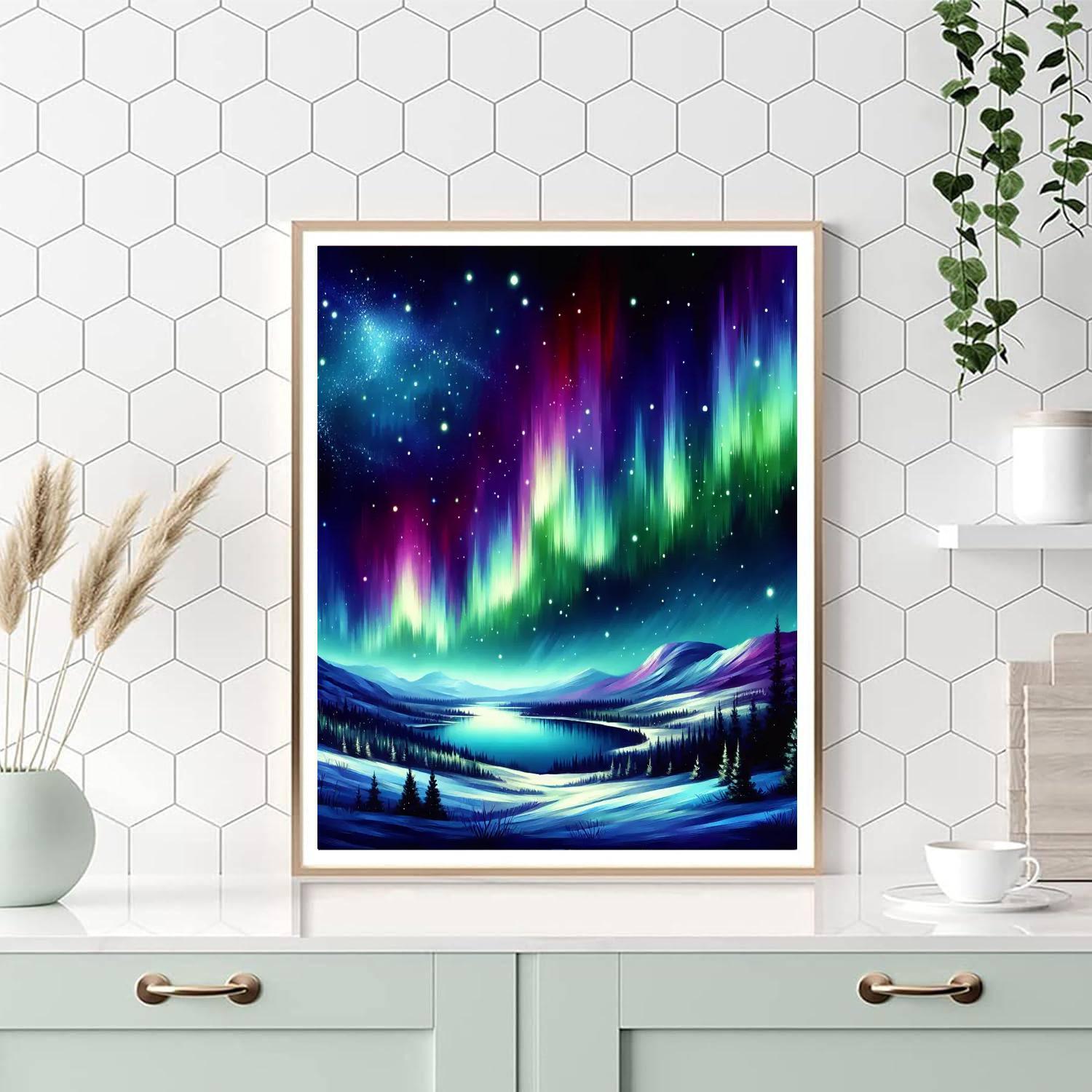 Magic Of The Aurora Paint By Number
