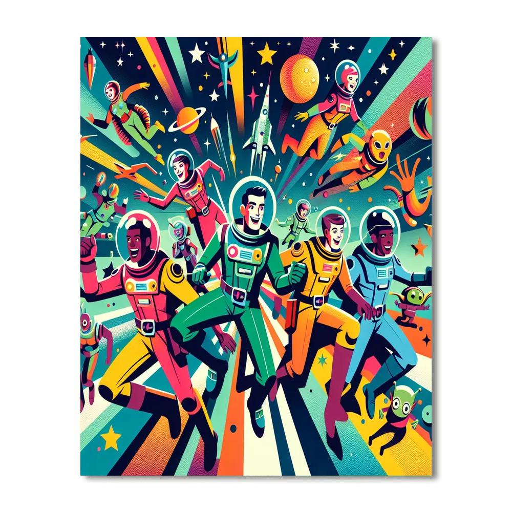 Space Rangers Galaxy Mission Paint By Number