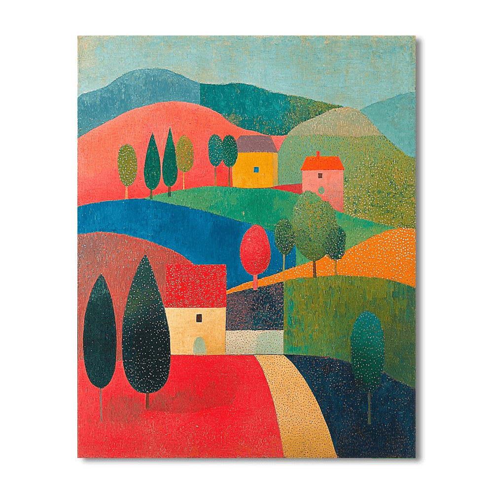 Klee Inspired The Rhythm Of Nature  Painting By Numbers Kit