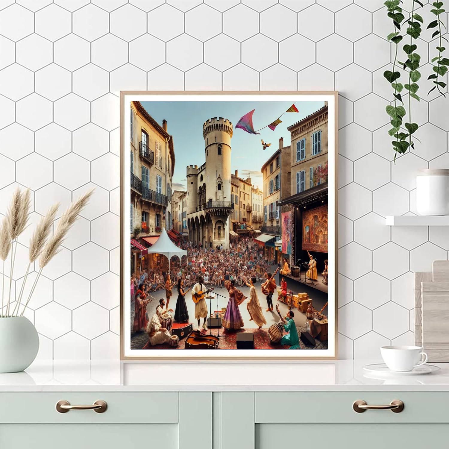 Festival D'avignon - Avignon Paint By Numbers Kits