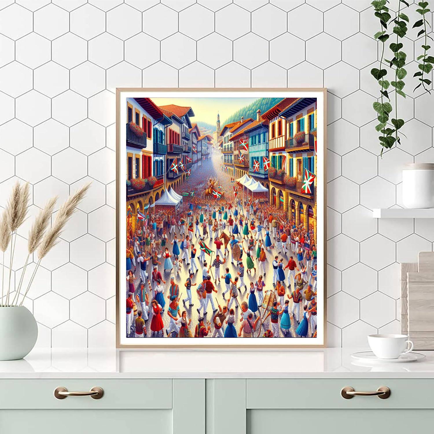 Day Of The Basque Country - Spain Painting Number Kit