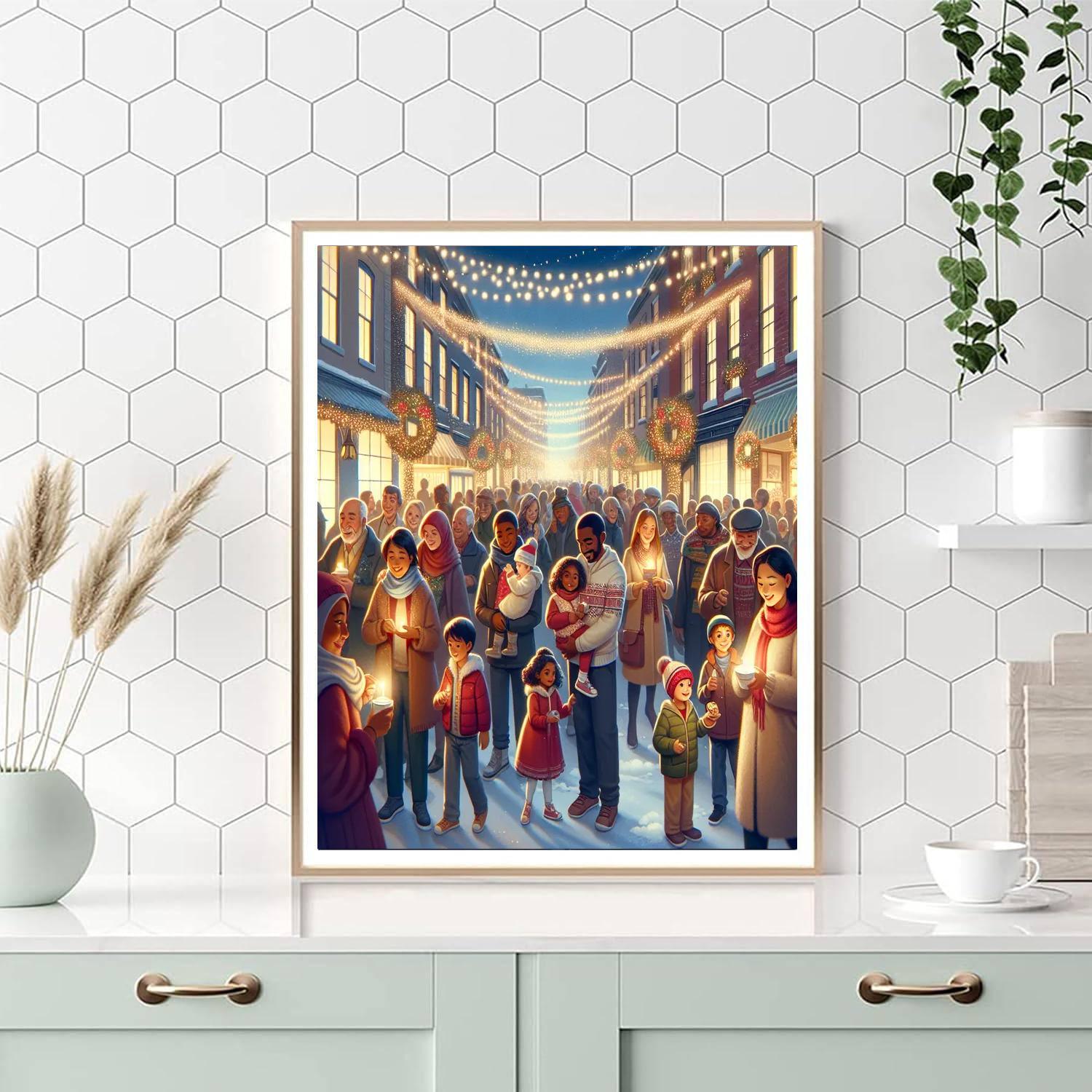 Festival Of The Lights - Usa Number Painting