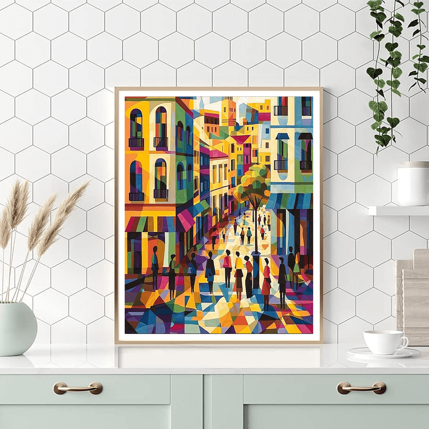 Pablo Picasso Inspired Picasso's Urban Symphony  Paint By Numbers Art