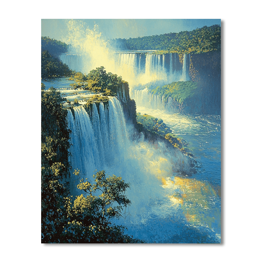 Iguazu Falls - Argentina/brazil Painting By Numbers Kit