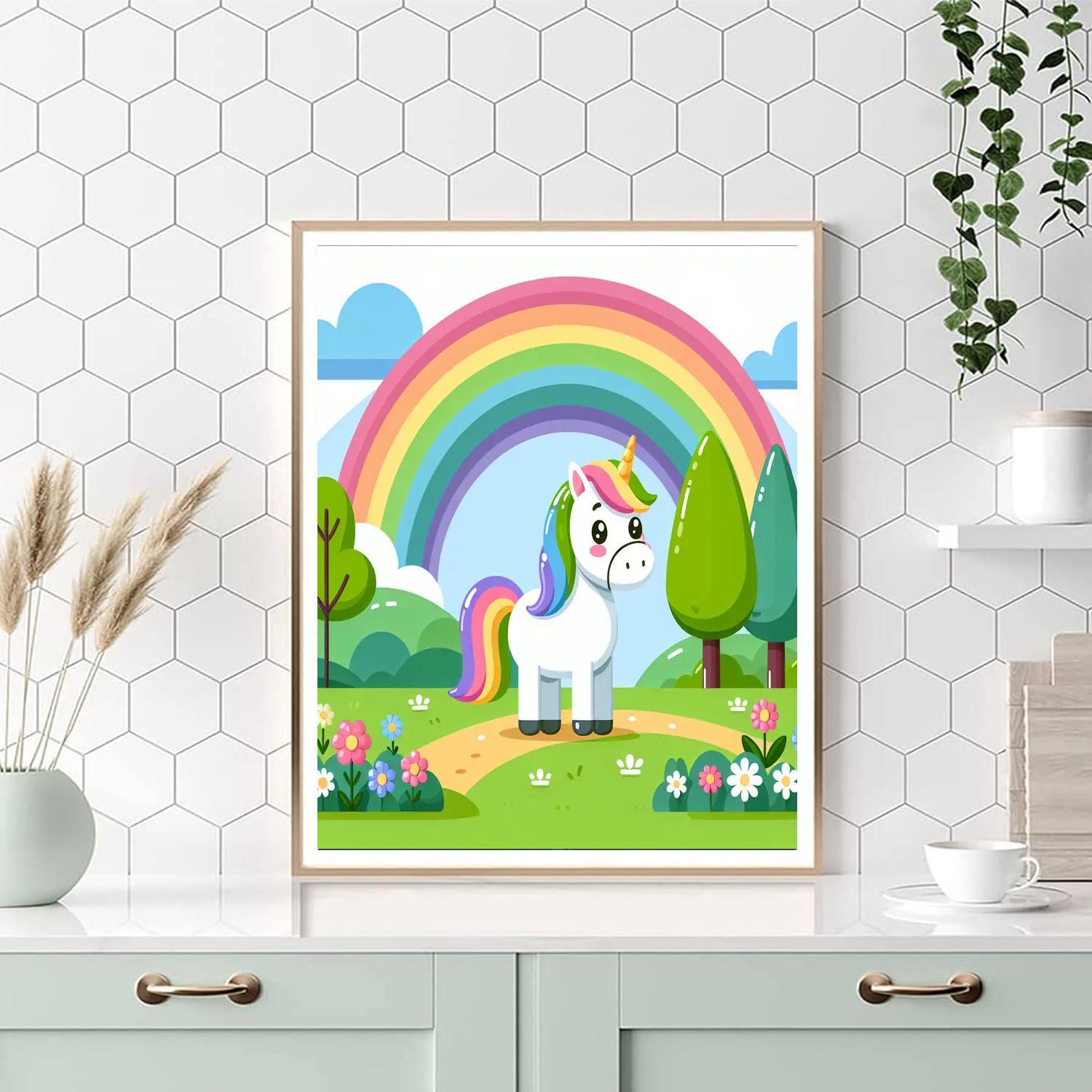 Mystical Unicorn Paradise Numbered Painting Kits