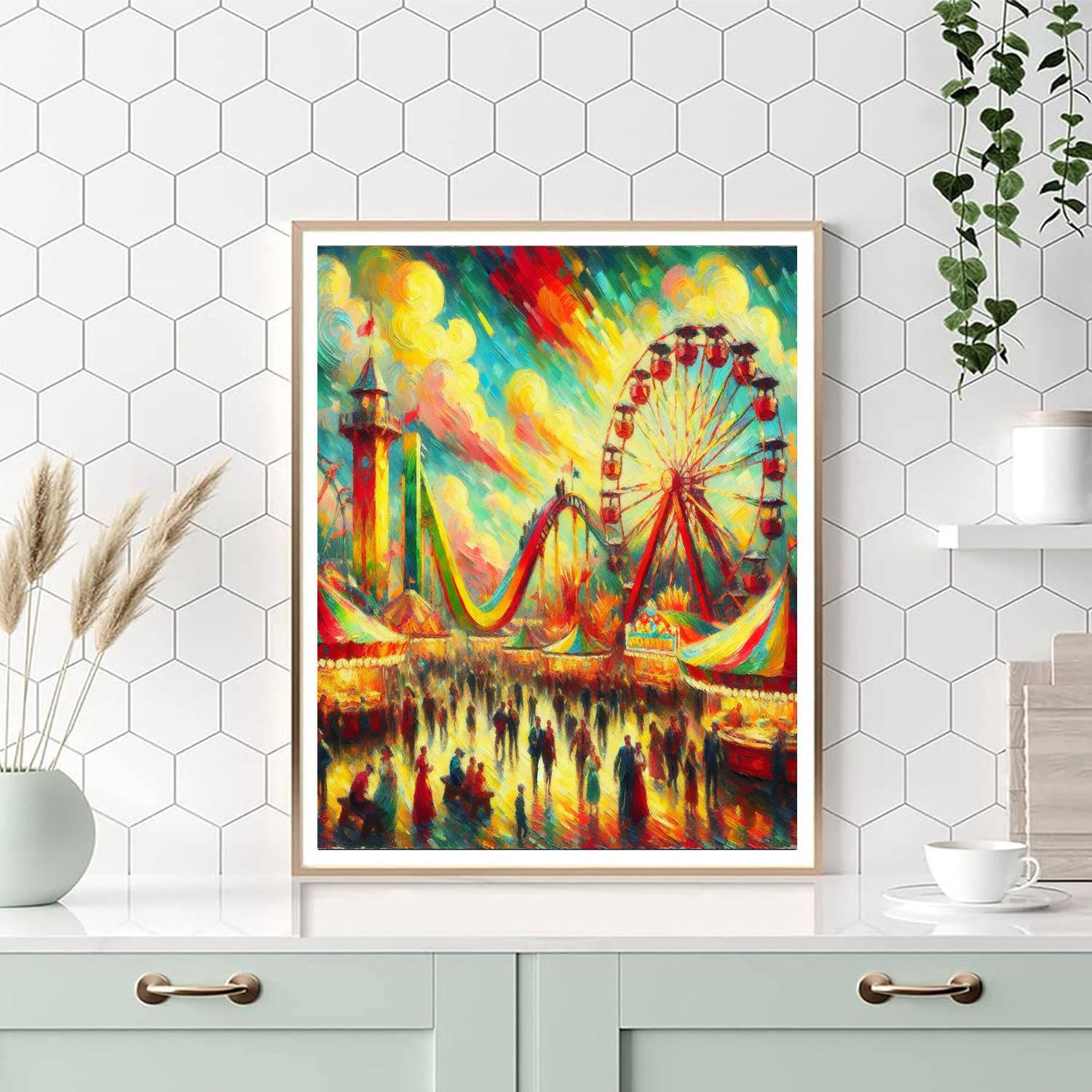 Vibrant Carnival Splendor Paint By Numbers