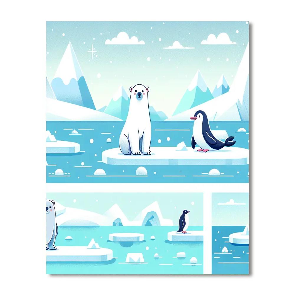 Arctic Wildlife Journey Paint By Numbers Kits