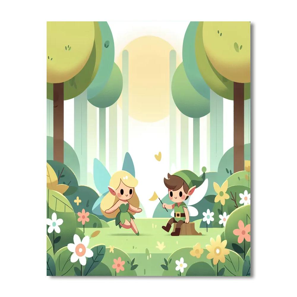 Magic Forest Gathering Numbered Painting Kits