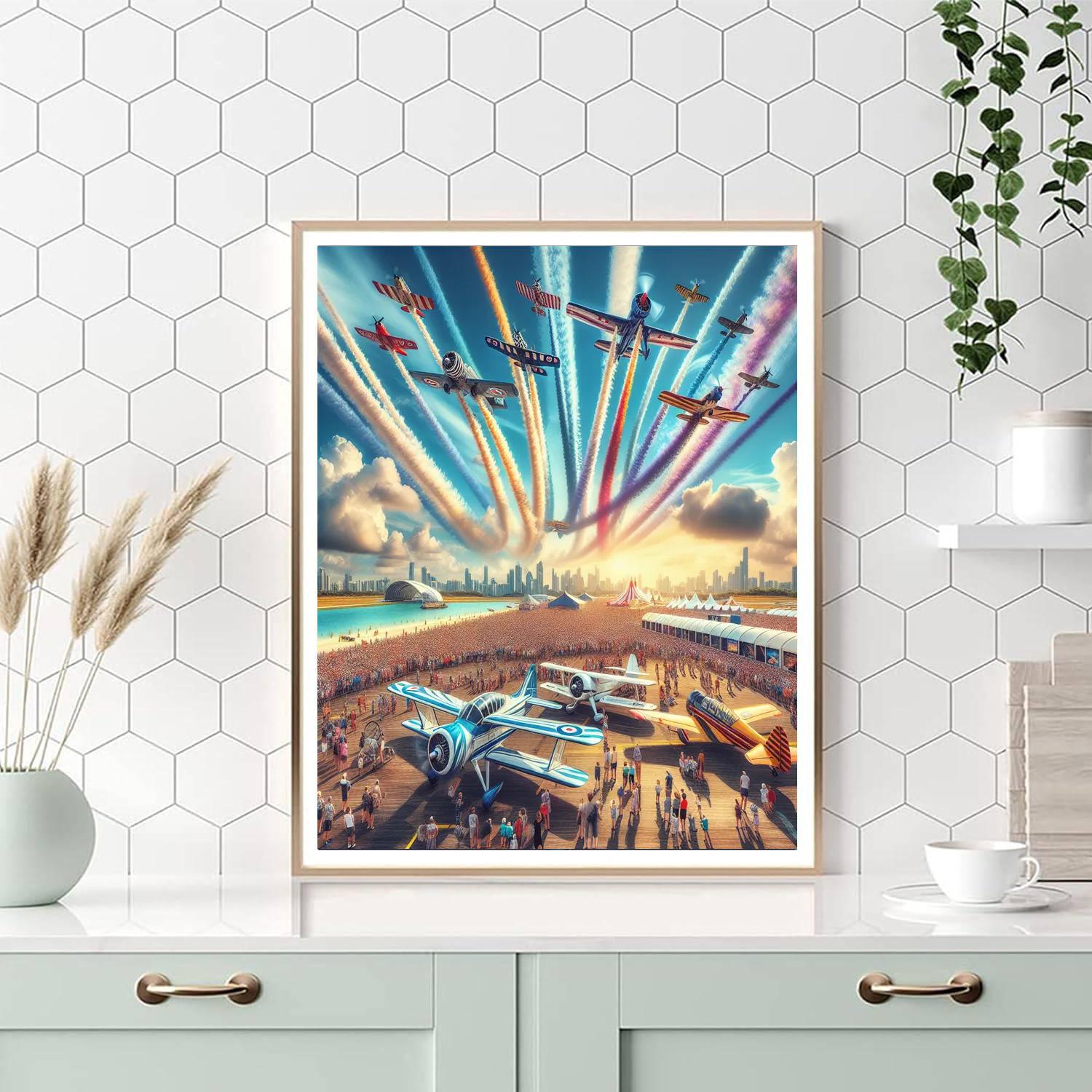 Oshkosh Airshow - Usa Paint By Numbers Kits