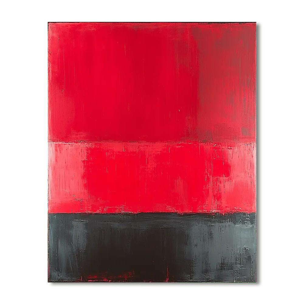 Mark Rothko Inspired Temporal Echoes  Painting Number Kit