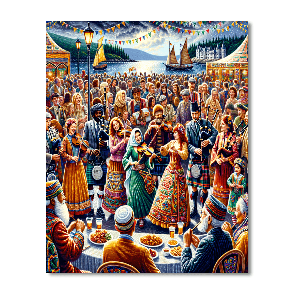 Celtic Festival - Canada Numbered Painting Kits