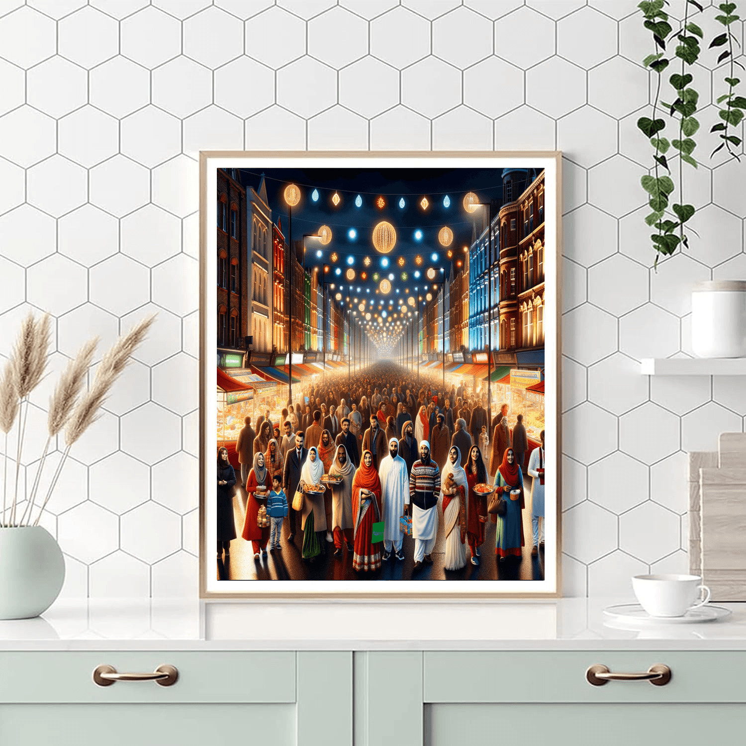 Diwali In Leicester - England Numbered Painting Kits