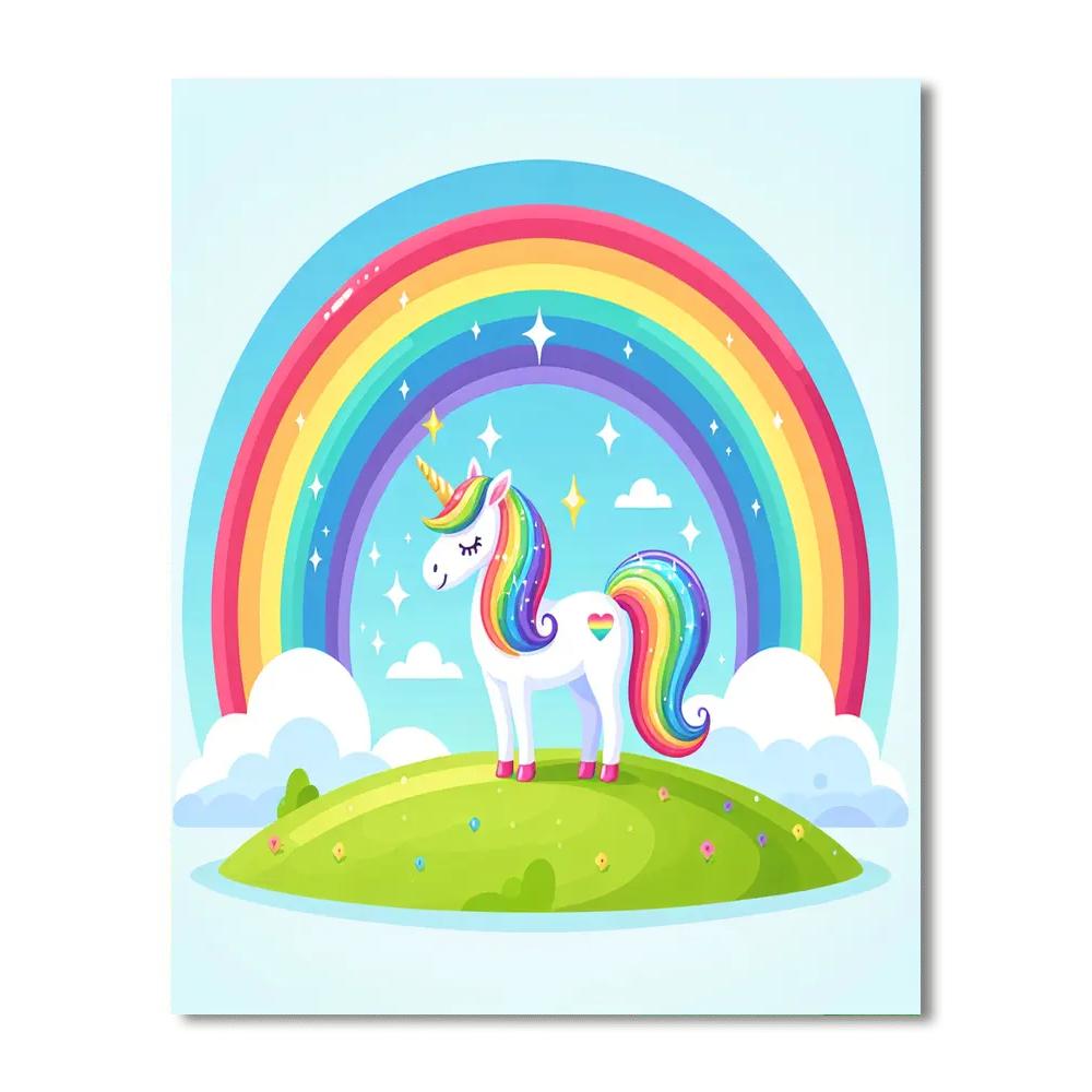 Royal Unicorn DIY Paint By Numbers