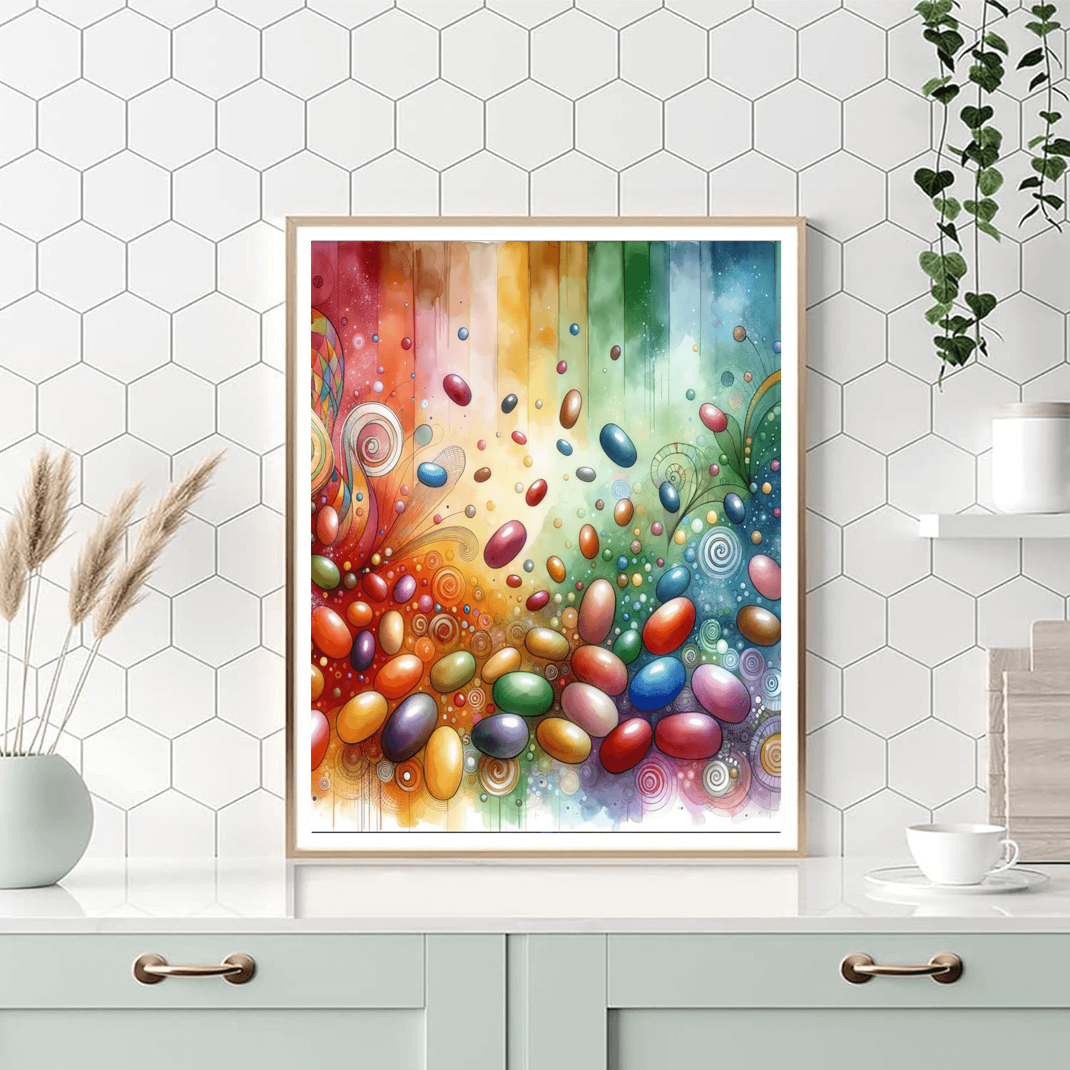 Jolly Jellybeans - DIY Painting By Numbers Kit