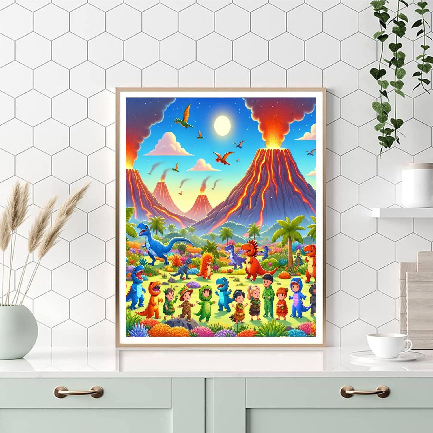 Dino Explorer Team Paint By Numbers