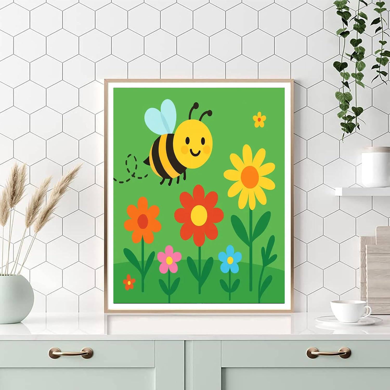 Busy Bee’s Garden Paint By Number