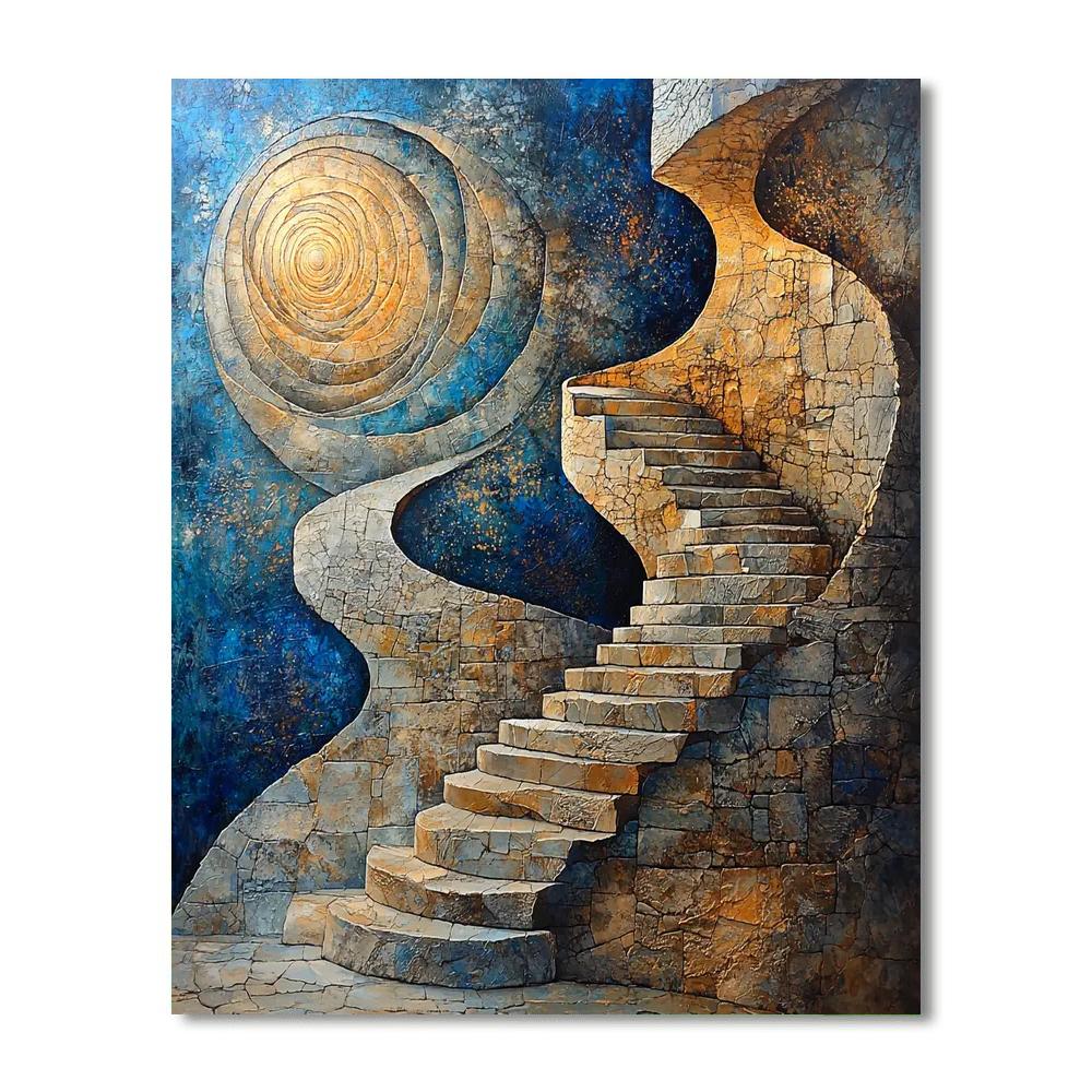 Michelangelo Inspired Majestic Stoneborn Equinox  Paint By Color