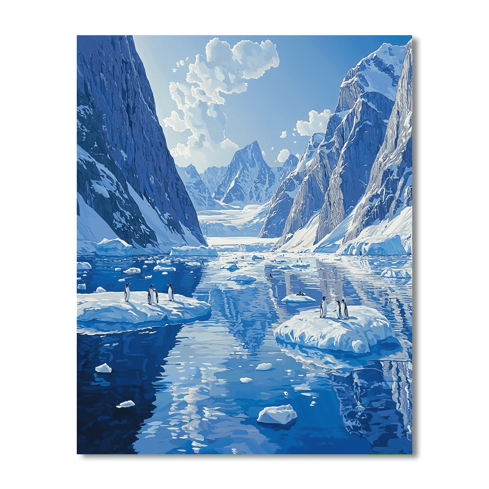 Lemaire Channel - Antarctica Numbered Painting Kits
