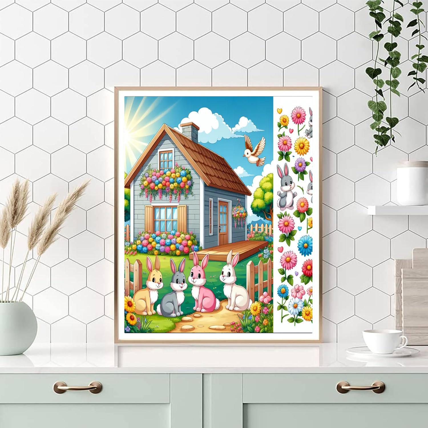 Cozy Cottage Hideaway Paint By Numbers Art