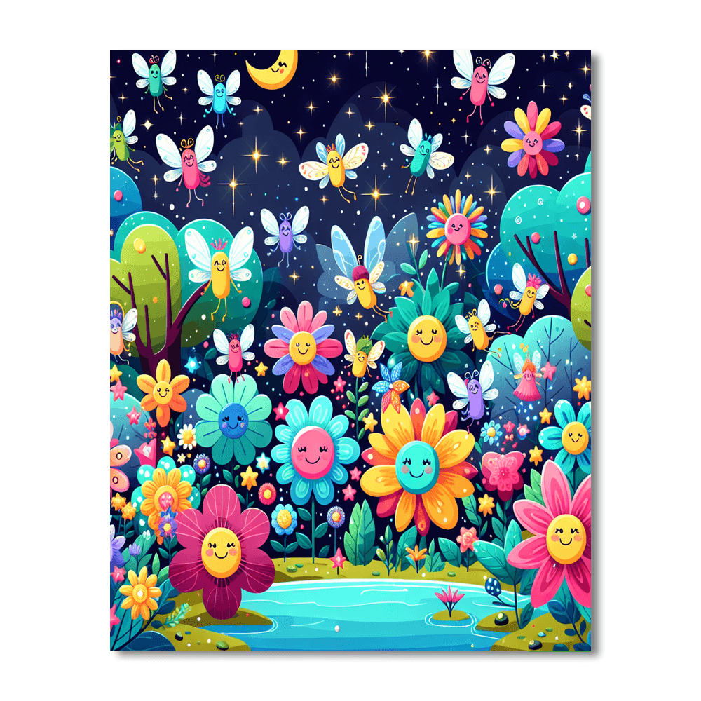 Magic Garden Of Wonders Painting Number Kit