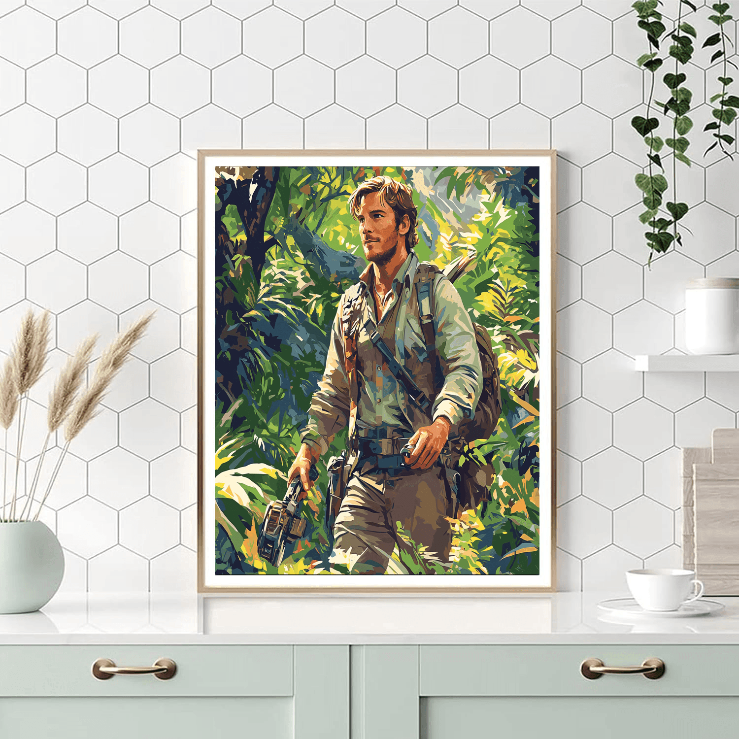 Chris Pratt: Adventuring Through Jurassic Realms Painting Number Kit
