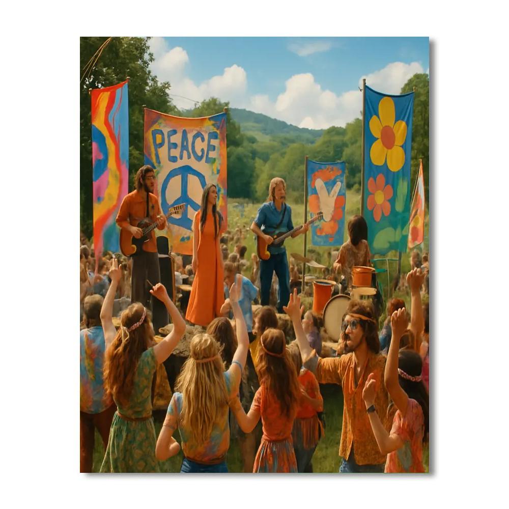 Woodstock - New York, Usa Painting Number Kit