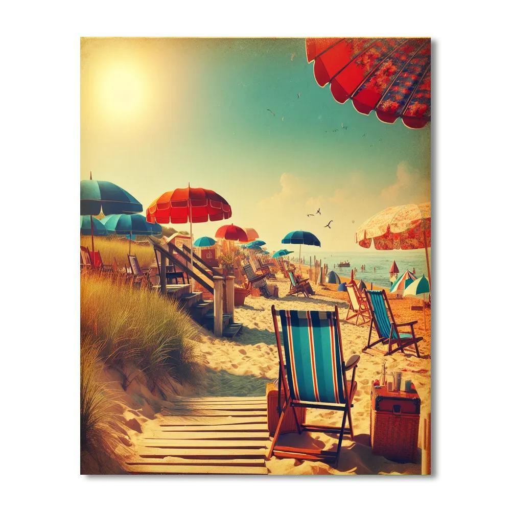 Retro Summer Vibes Paint By Number