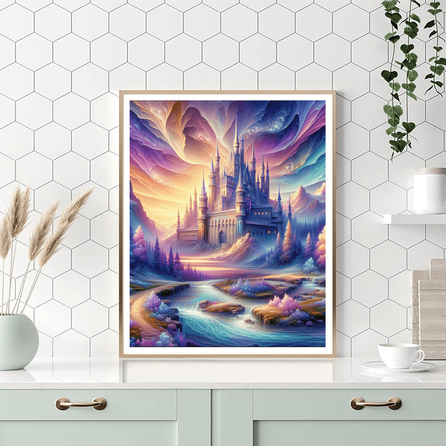 Castle Fantasy Realm Paint By Number