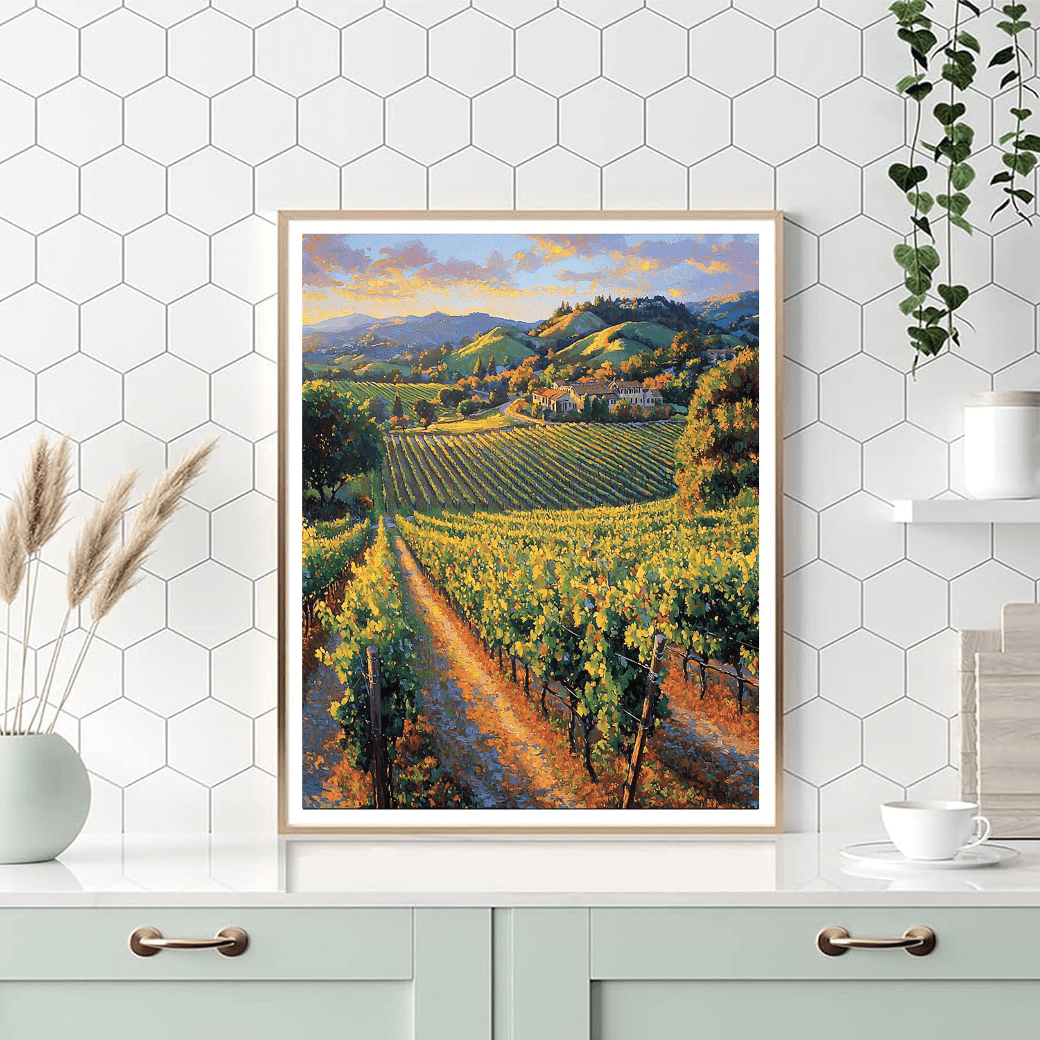 Napa Valley Vineyards - Usa Numbered Painting Kits